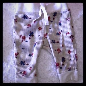 0-3 Old Navy Floral Pants